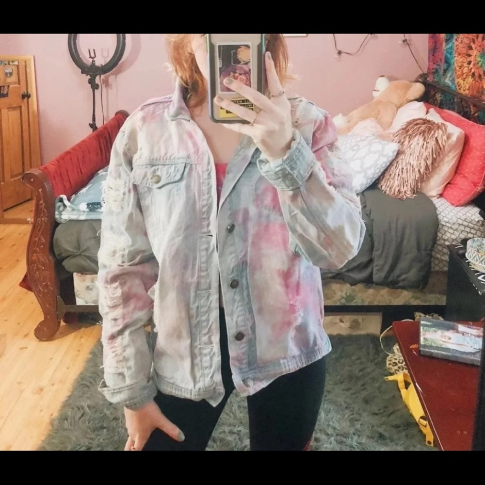 Tie dye Jean jacket